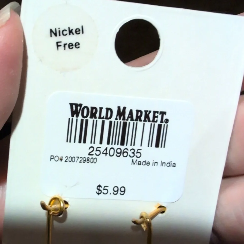 NWT Hoops From World Market - Picture 2 of 3